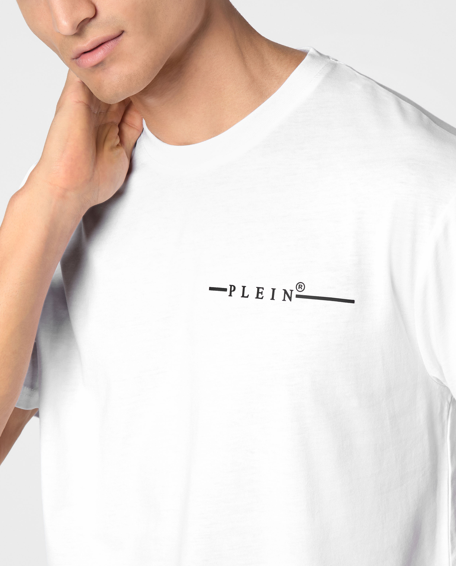 Biały T-shirt z printem - Image #3