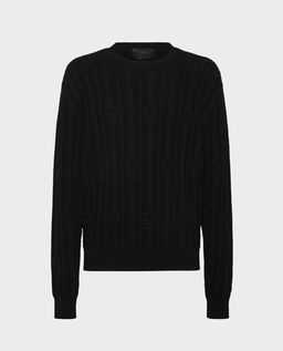 Sweter o warkoczowym splocie - Image #0
