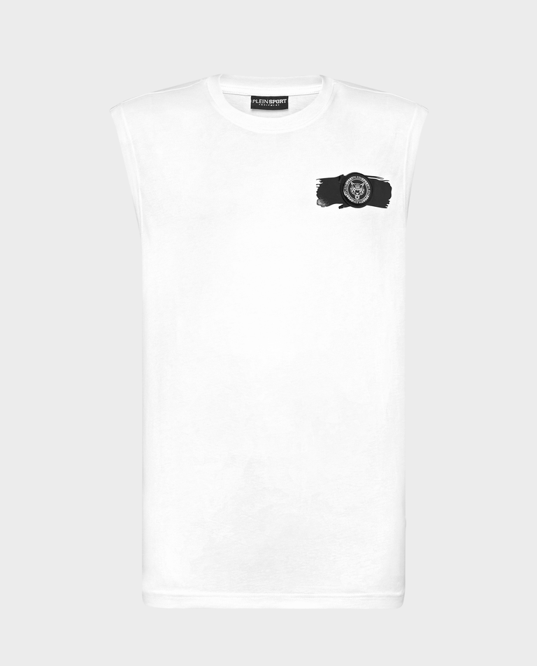 Biały tank top