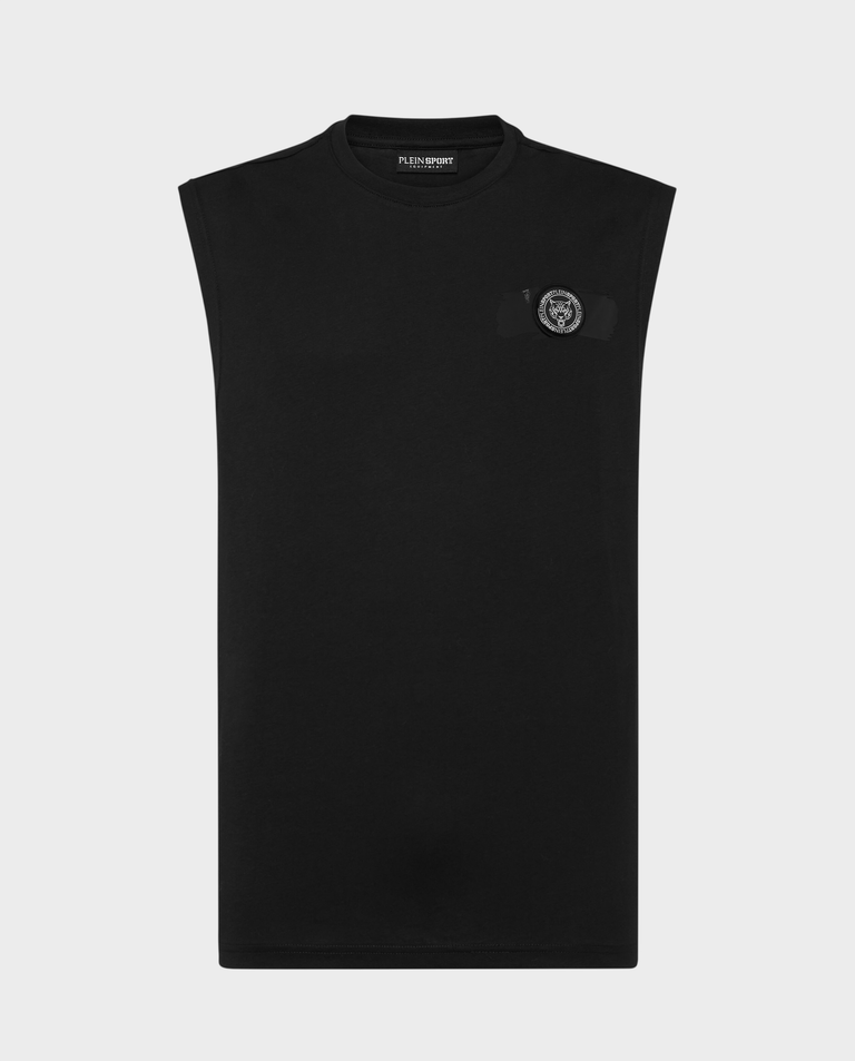 Czarny tank top