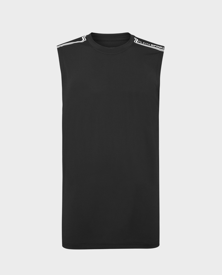 Czarny tank top