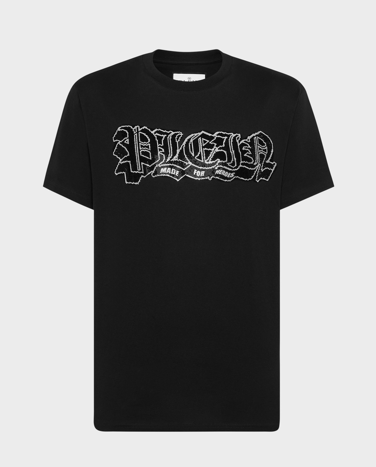 Czarny t-shirt z logo