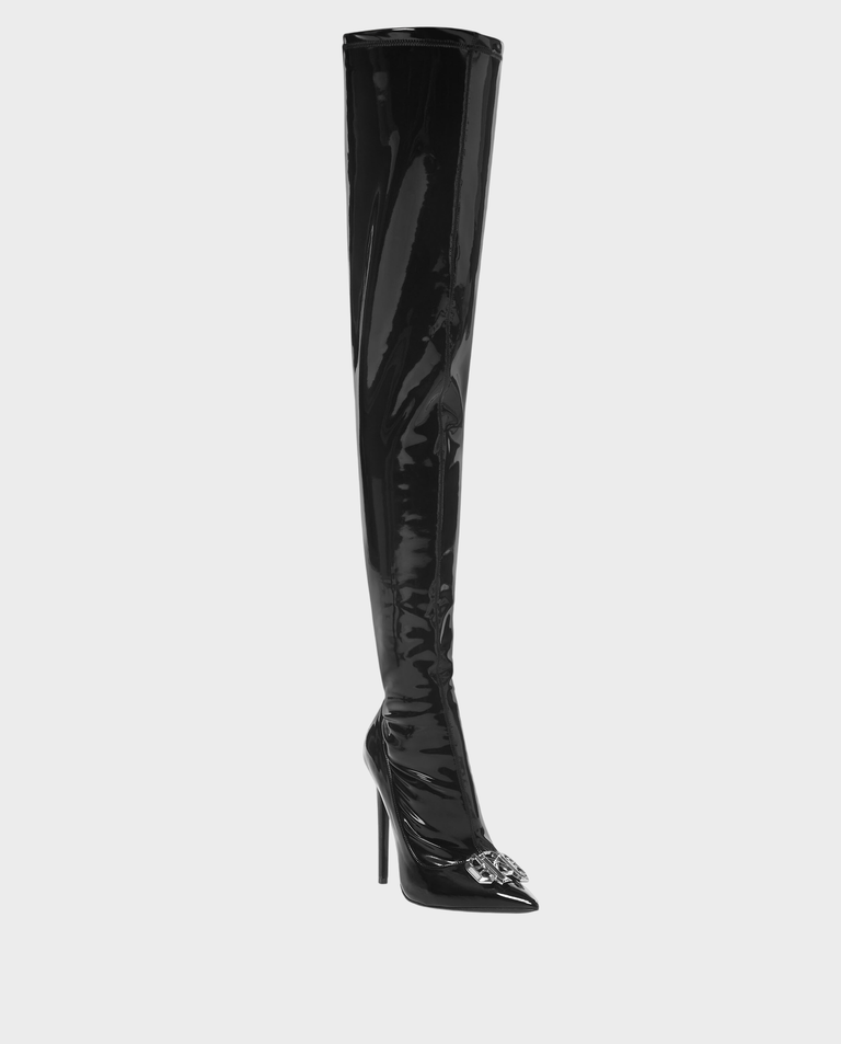 Buty na wysokim obcasie za kolano - Image #1