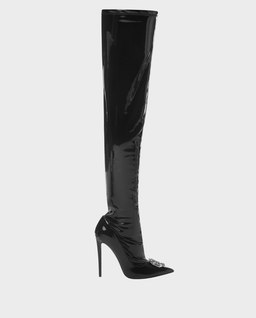 Buty na wysokim obcasie za kolano - Image #0
