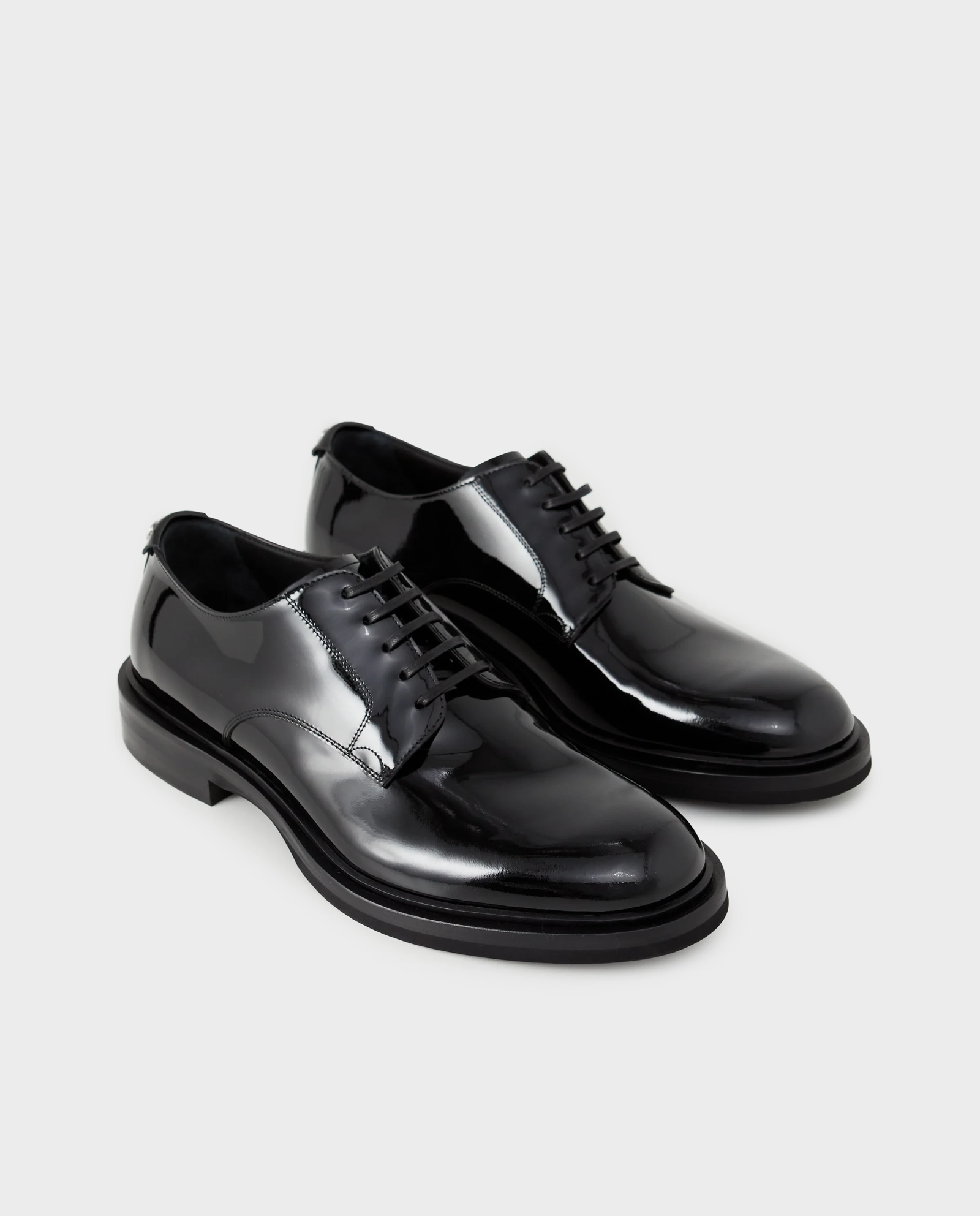 Skórzane buty derby - Image #2