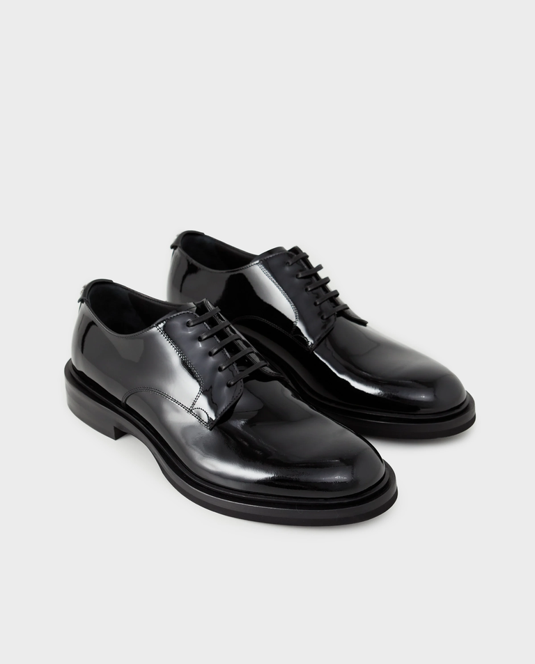 Skórzane buty derby - Image #2
