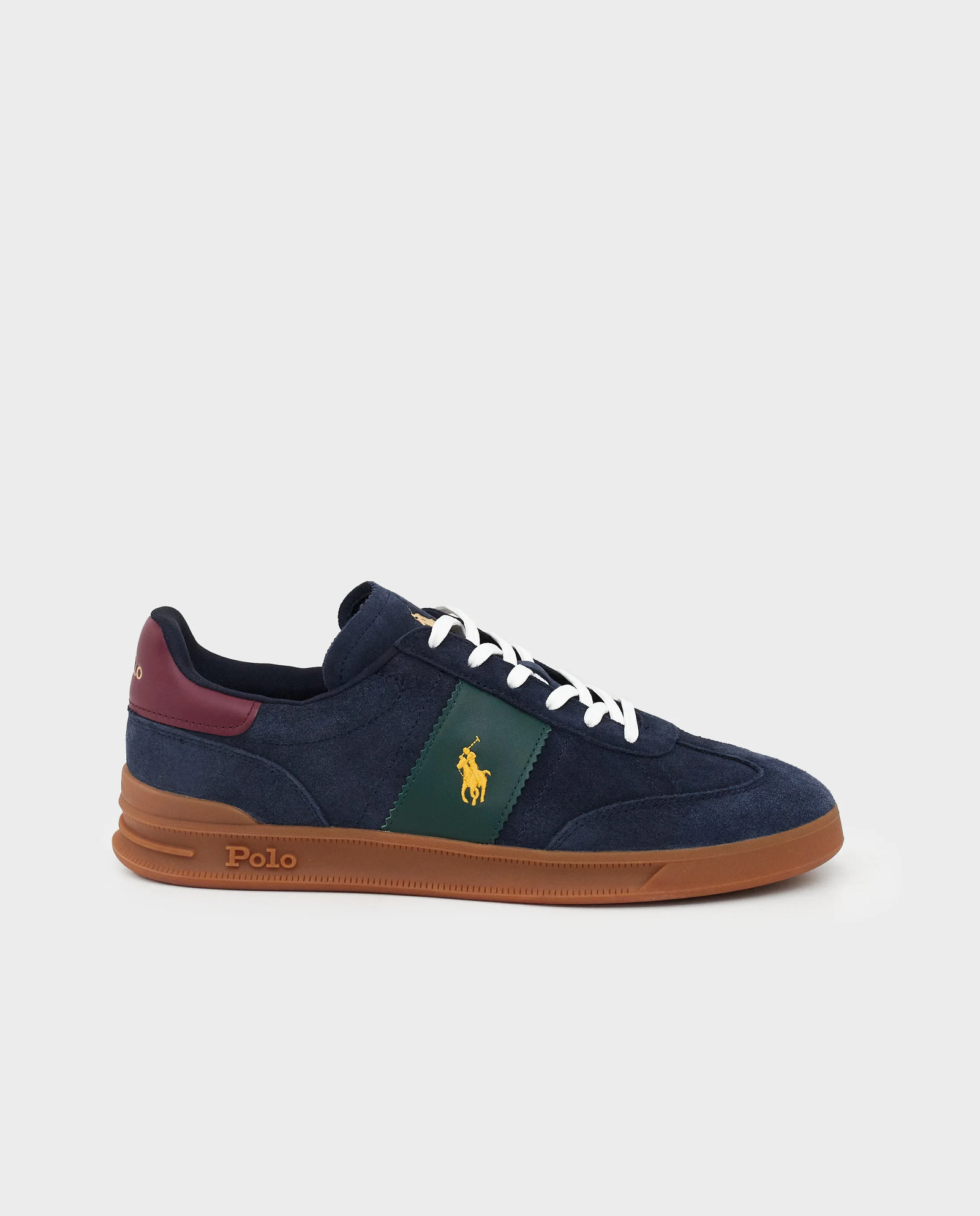 Granatowe sneakersy z logo Heritage Aera - Image #0