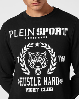 Czarny t-shirt bez rękawów Carbon Tiger - Image #3