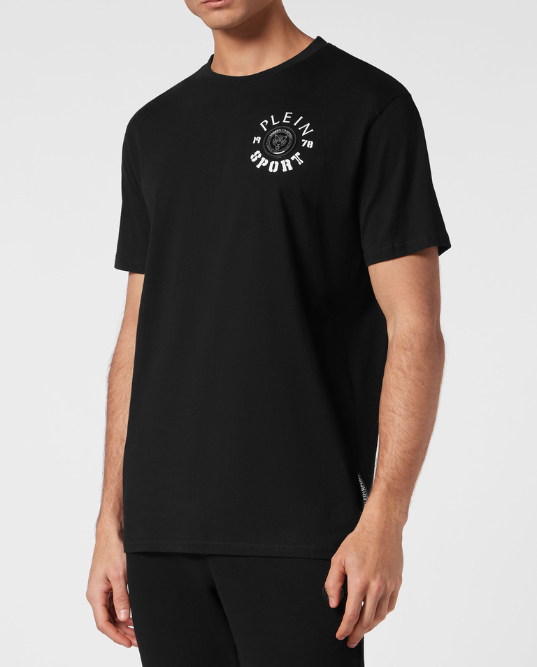 Czarny t-shirt bez rękawów Carbon Tiger