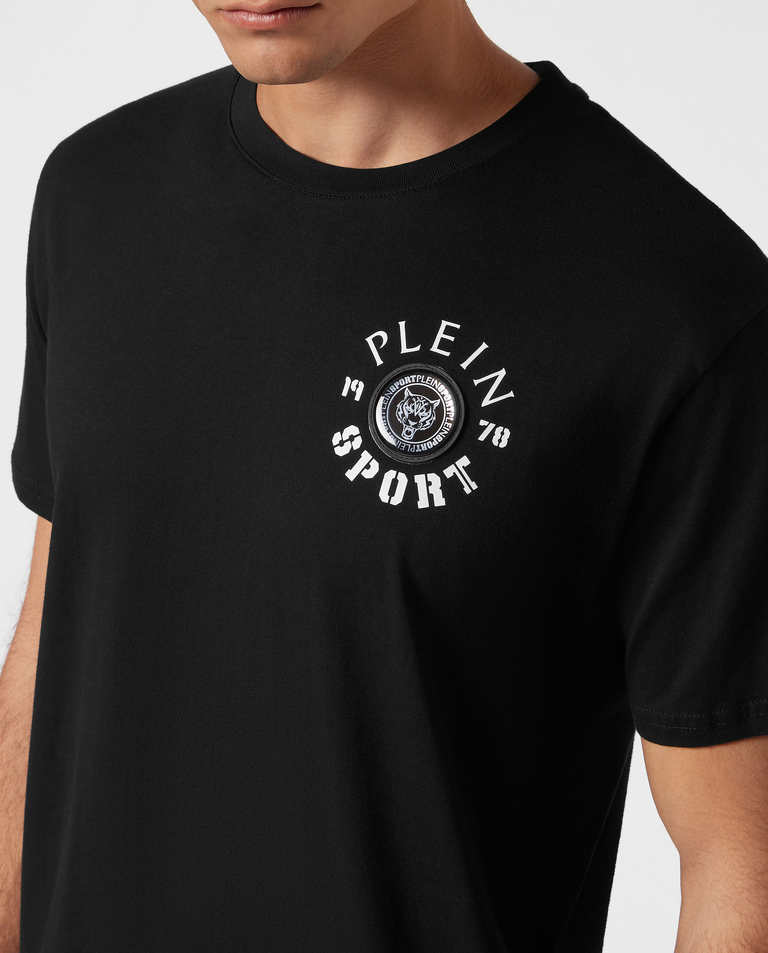 Czarny t-shirt bez rękawów Carbon Tiger - Image #3