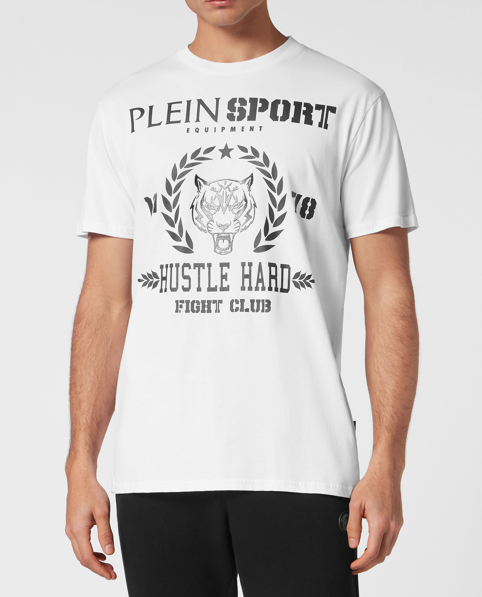 Czarny t-shirt bez rękawów Carbon Tiger - Image #0