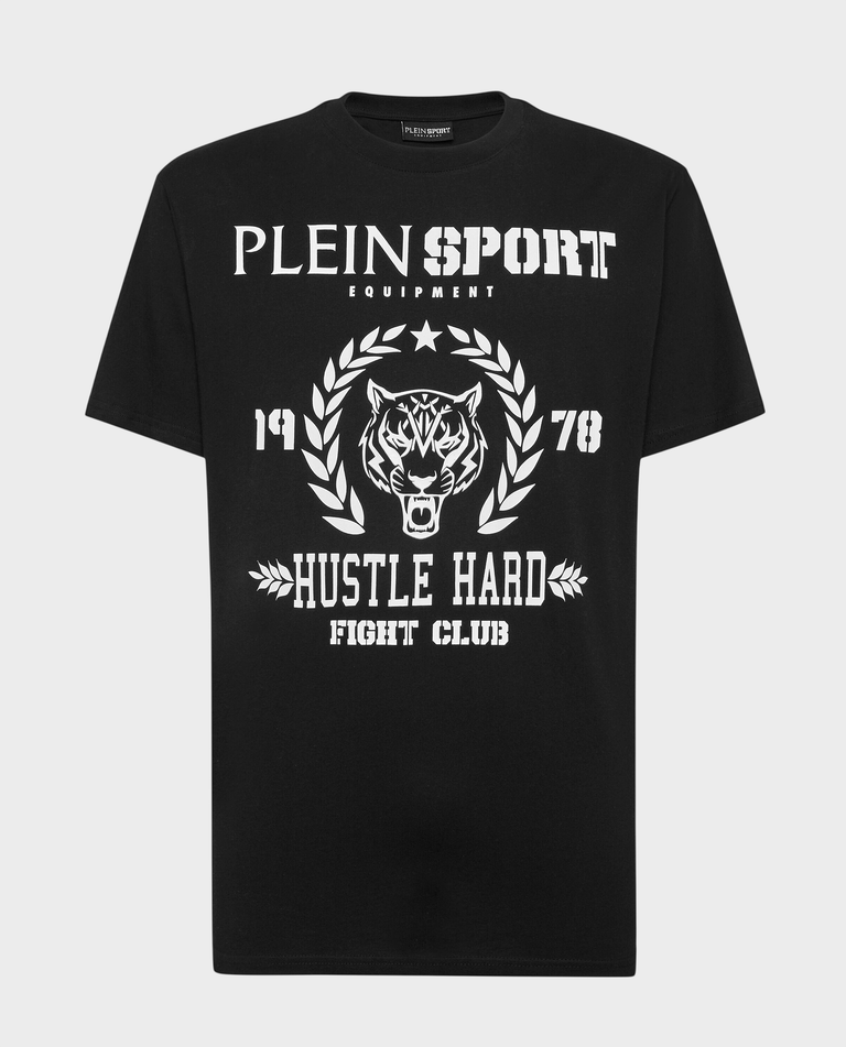 Czarny t-shirt Carbon Tiger