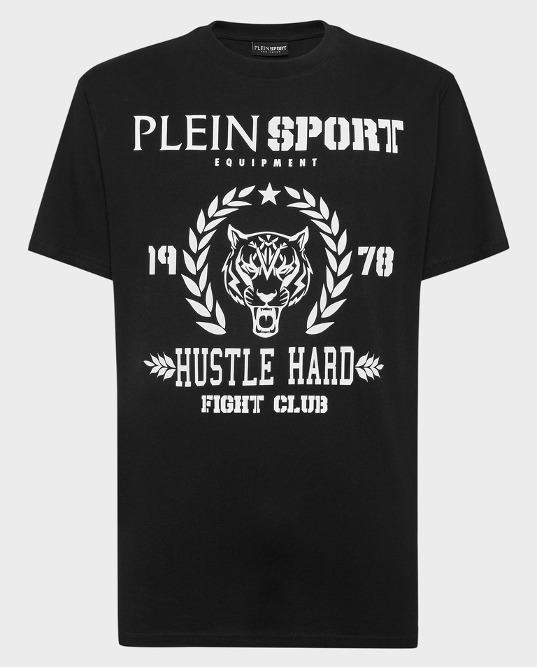 Czarny t-shirt Carbon Tiger