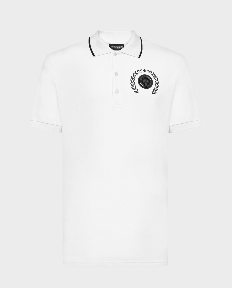 Biała koszulka polo SS Tiger