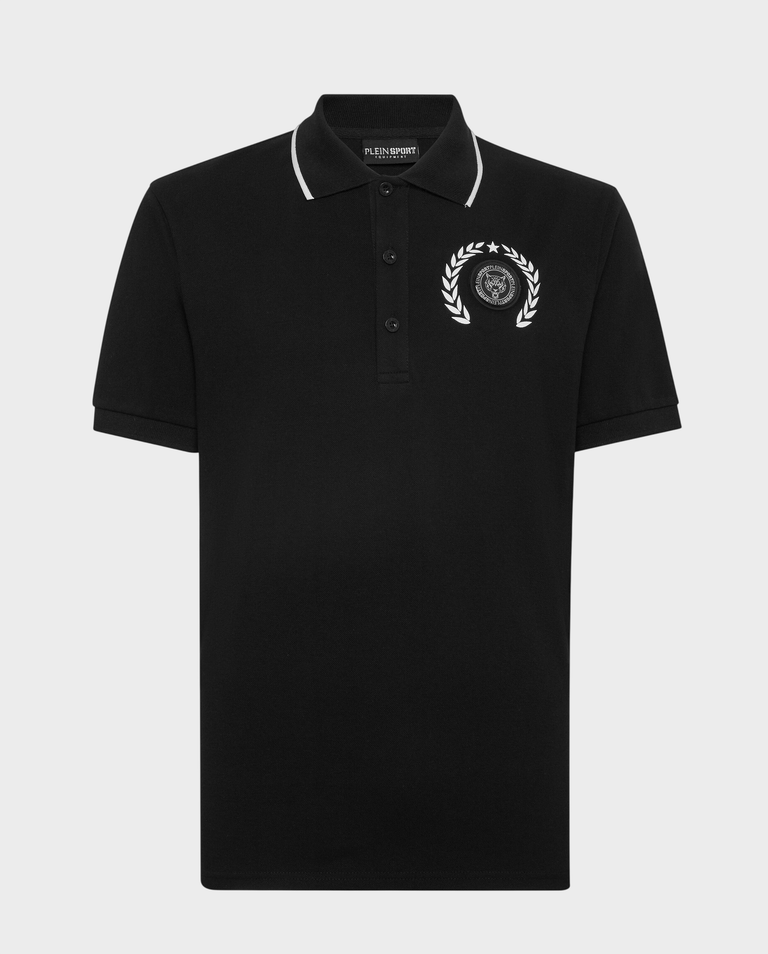 Czarna koszulka polo SS Tiger