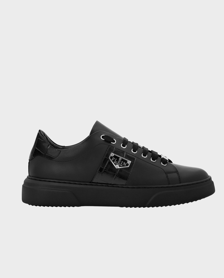 Czarne sneakersy Lo-Top z logo - Image #0