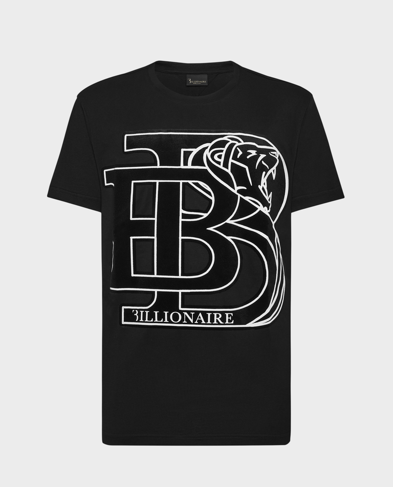 Czarny t-shirt z logo