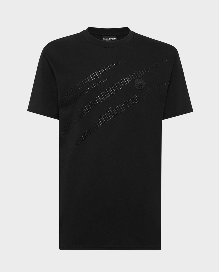Czarny T-shirt z printem