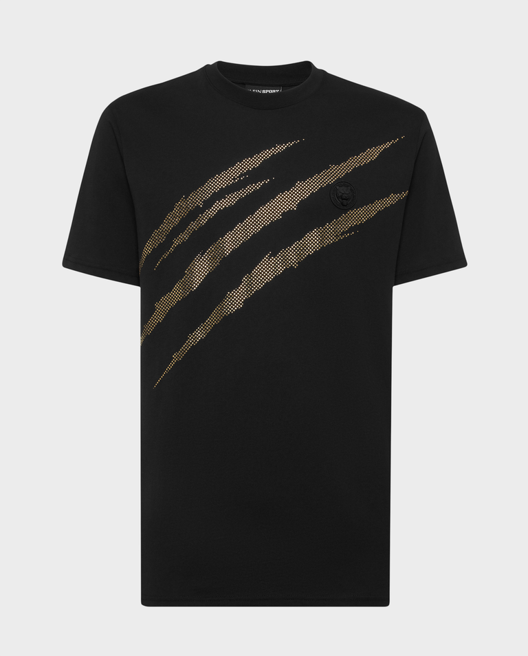 Czarny T-shirt z printem