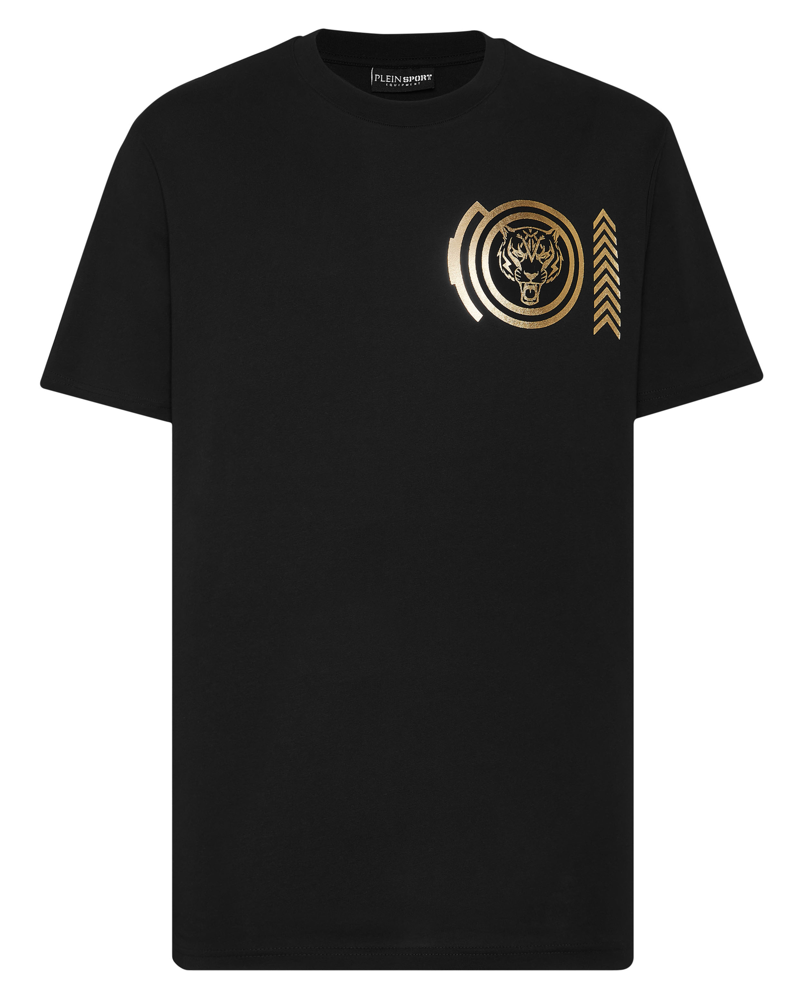 Czarny T-shirt z printem - Image #4