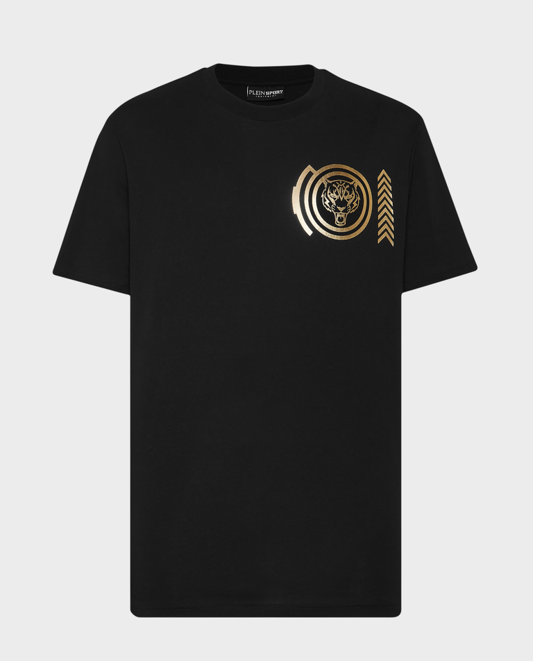 Czarny T-shirt z printem