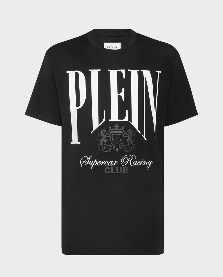 Czarny T-shirt z printem