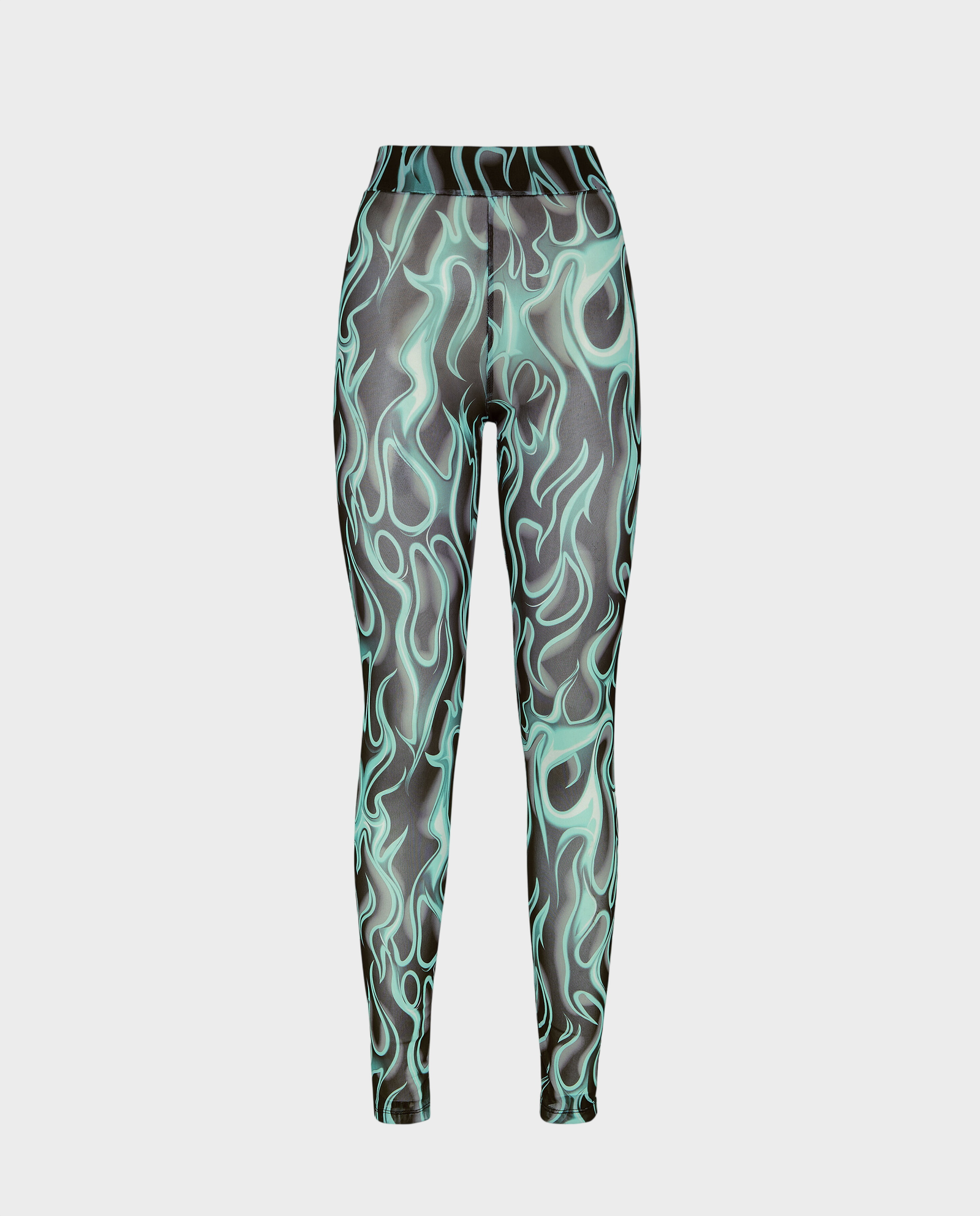 Niebieskie legginsy z nadrukiem - Image #0