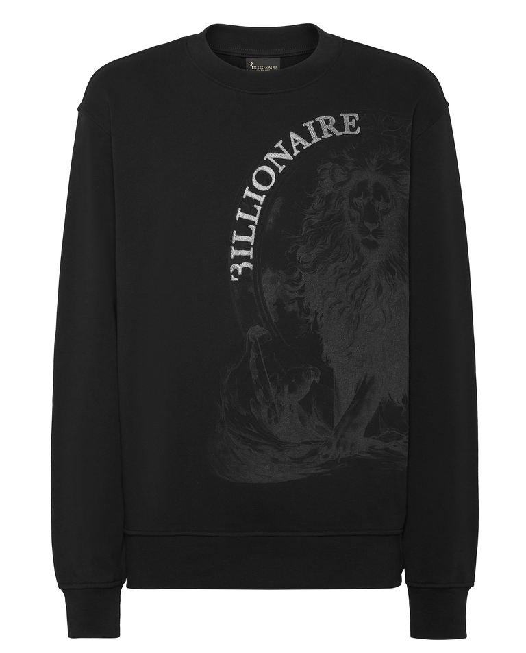 Czarna bawełniana bluza LS - Image #1