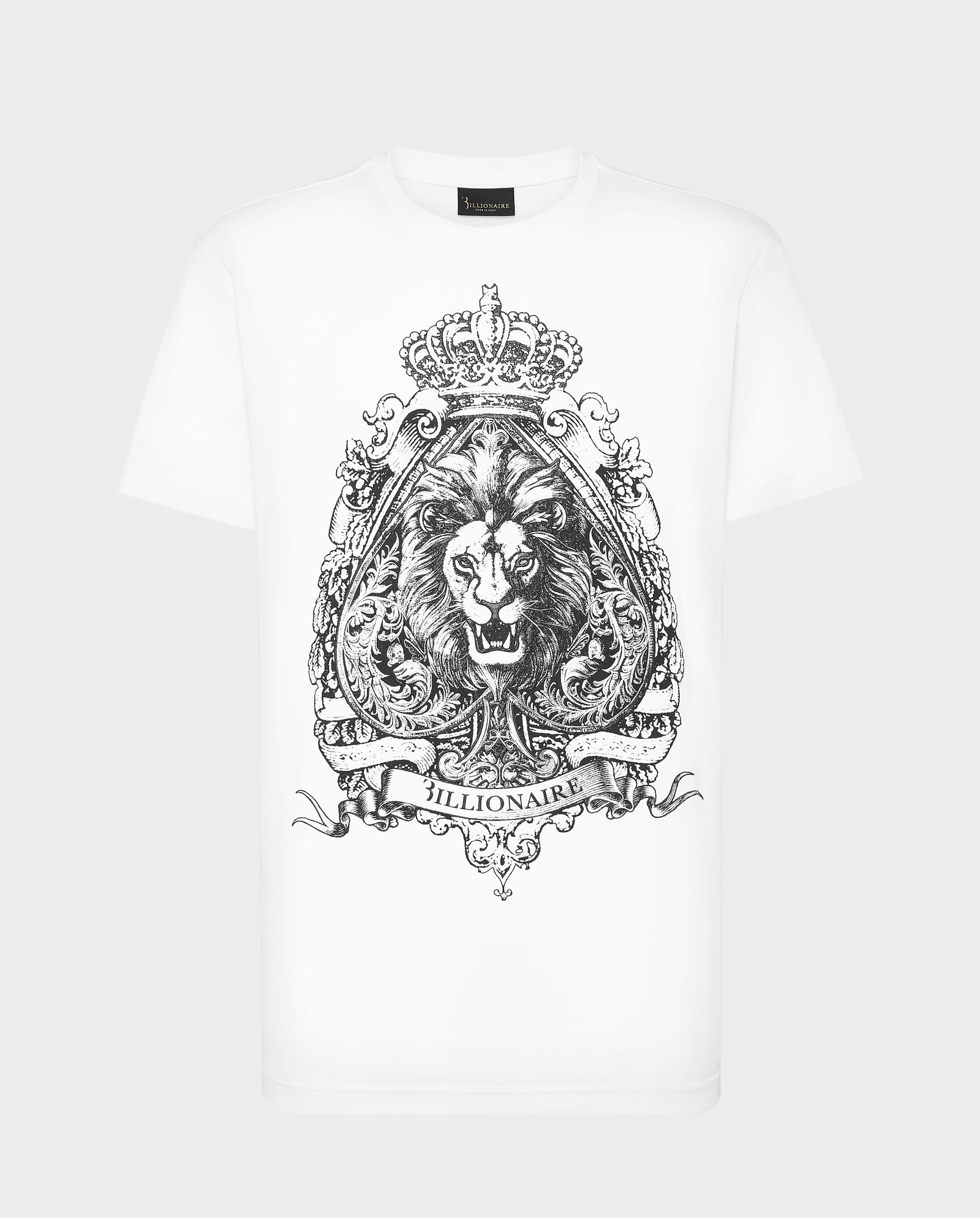 Biały t-shirt z nadrukiem - Image #0