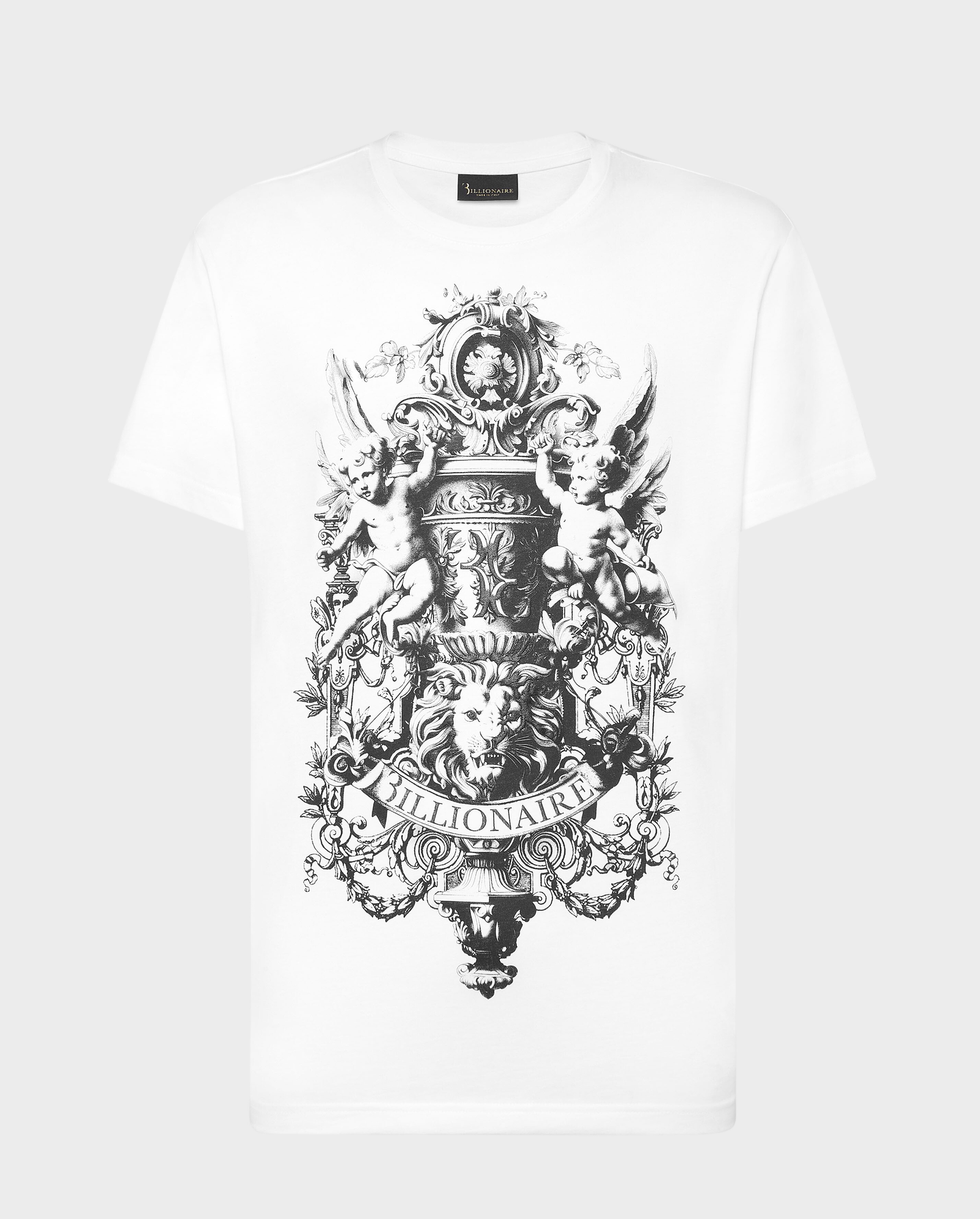 Biały t-shirt z nadrukiem - Image #0