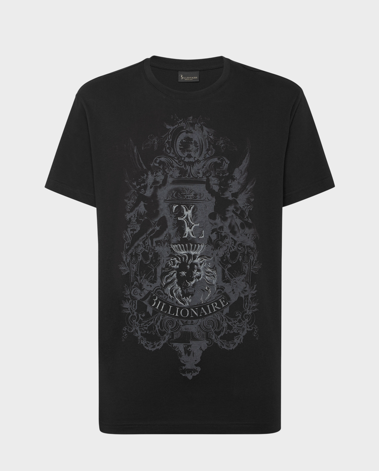T-shirt  z okrągłym dekoltem i nadrukiem