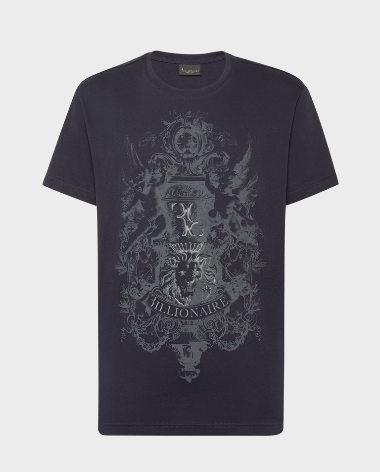 T-shirt z nadrukiem i logo