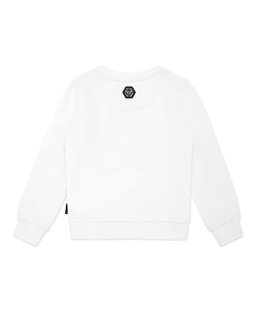 Biała bawełniana bluza - Image #1