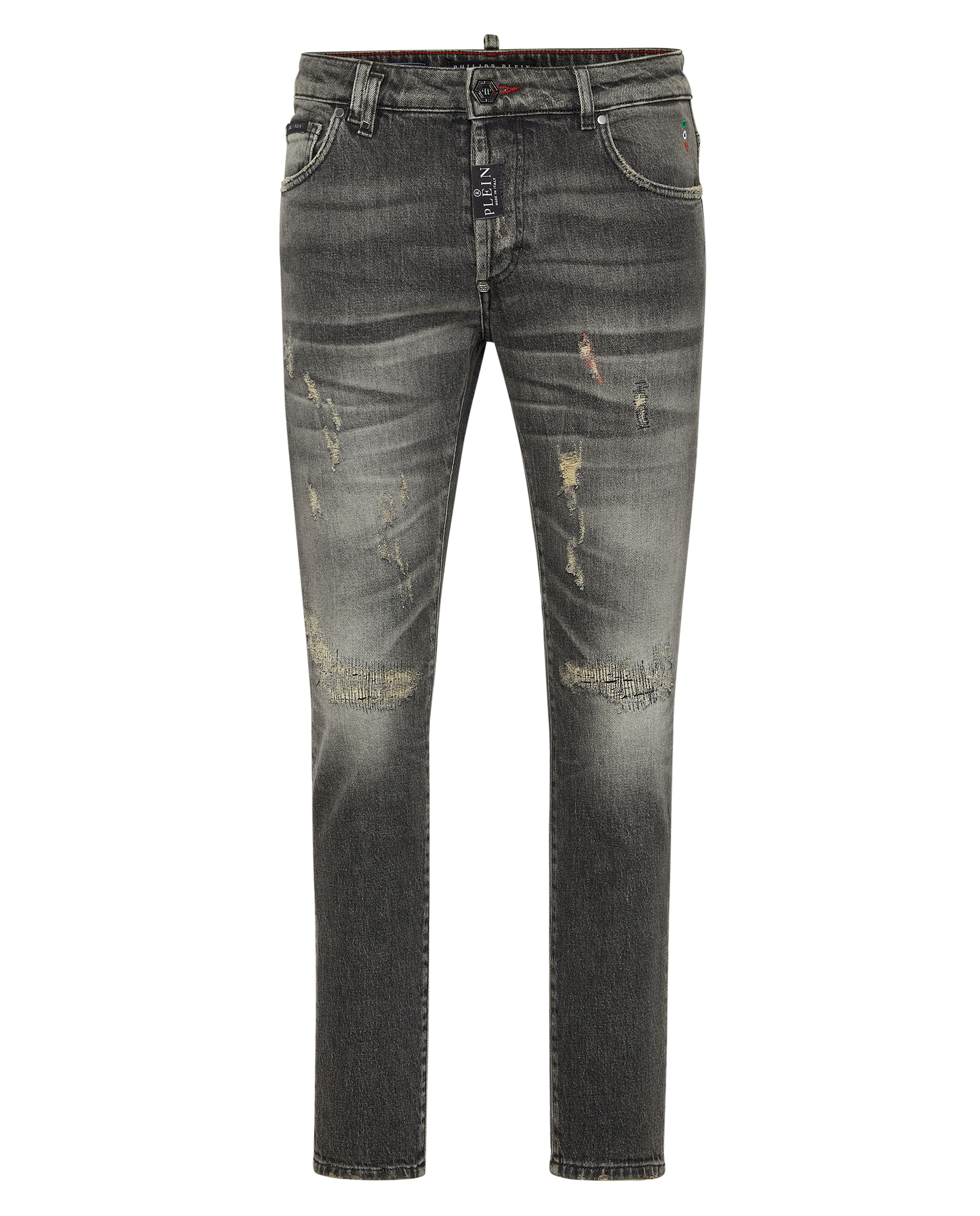 Szare jeansy Skinny Fit - Image #4