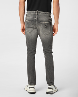 Szare jeansy Skinny Fit - Image #1