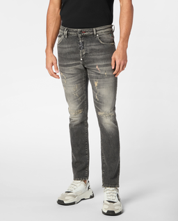 Szare jeansy Skinny Fit - Image #0