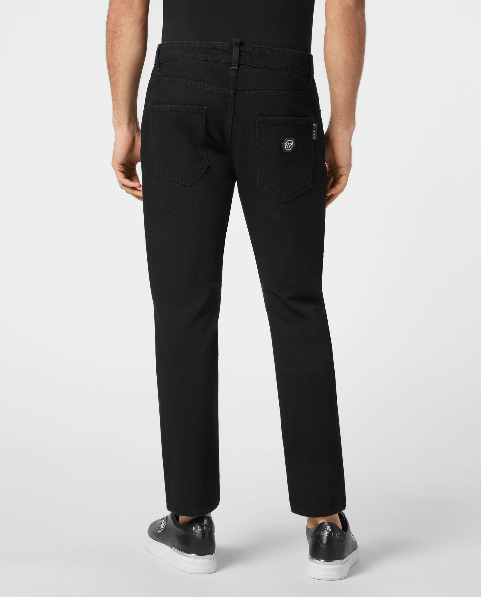 Czarne spodnie jeansowe Skinny Fit - Image #1