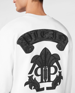 Biała bluza Gothic Plein - Image #4