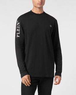Czarny longsleeve z bawełny - Image #0
