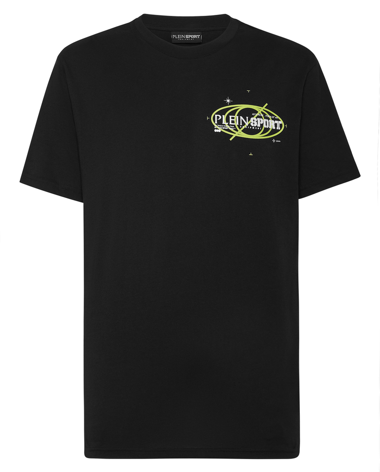 Bawełniany t-shirt z okrągłym dekoltem - Image #4