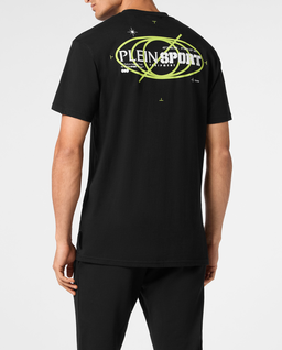 Bawełniany t-shirt z okrągłym dekoltem - Image #1