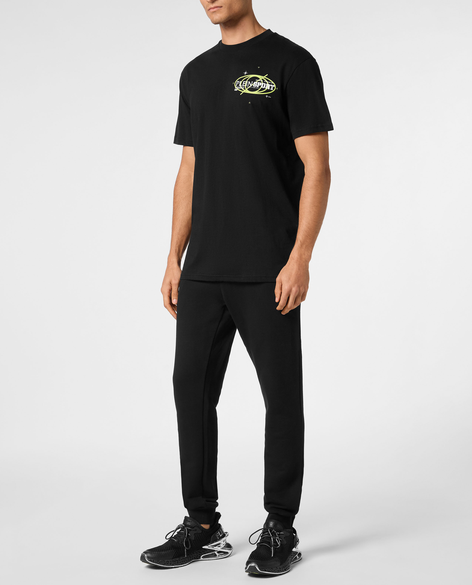 Bawełniany t-shirt z okrągłym dekoltem - Image #2