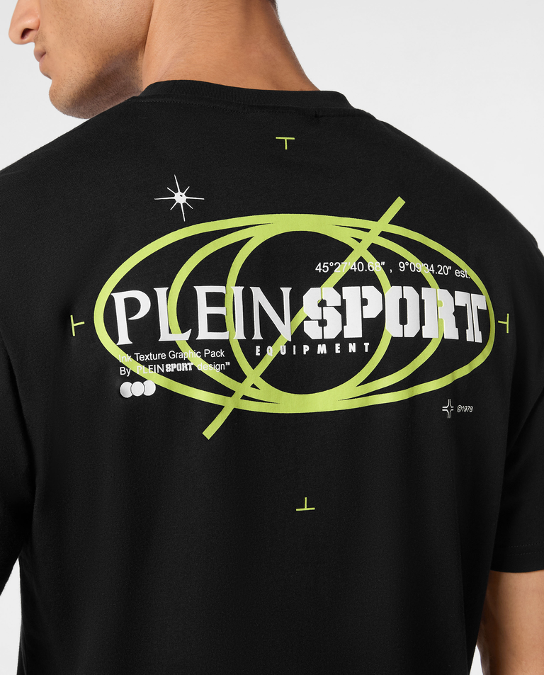 Bawełniany t-shirt z okrągłym dekoltem - Image #3