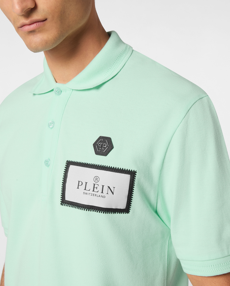 Koszulka polo SS Label - Image #3