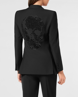 Wełniana marynarka Skull Strass - Image #1
