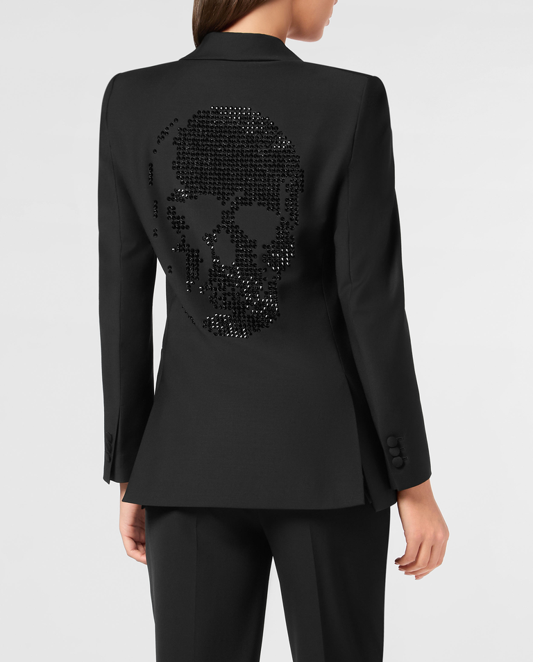 Wełniana marynarka Skull Strass - Image #1