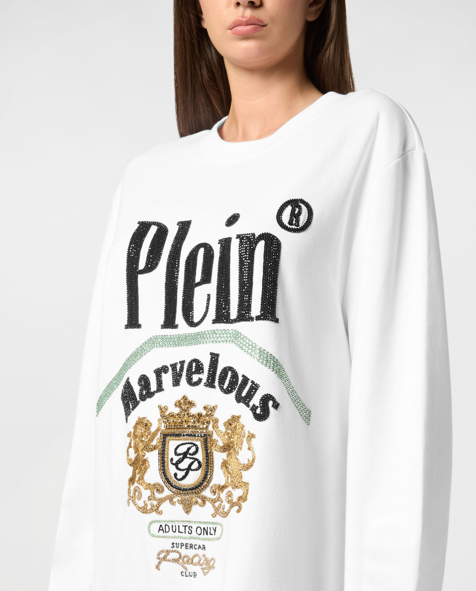 Pulower z okrągłym dekoltem LS - Image #3