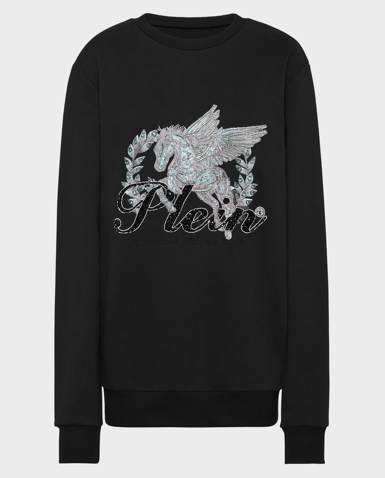Czarna bluza ze zdobieniem Unicorn - Image #1