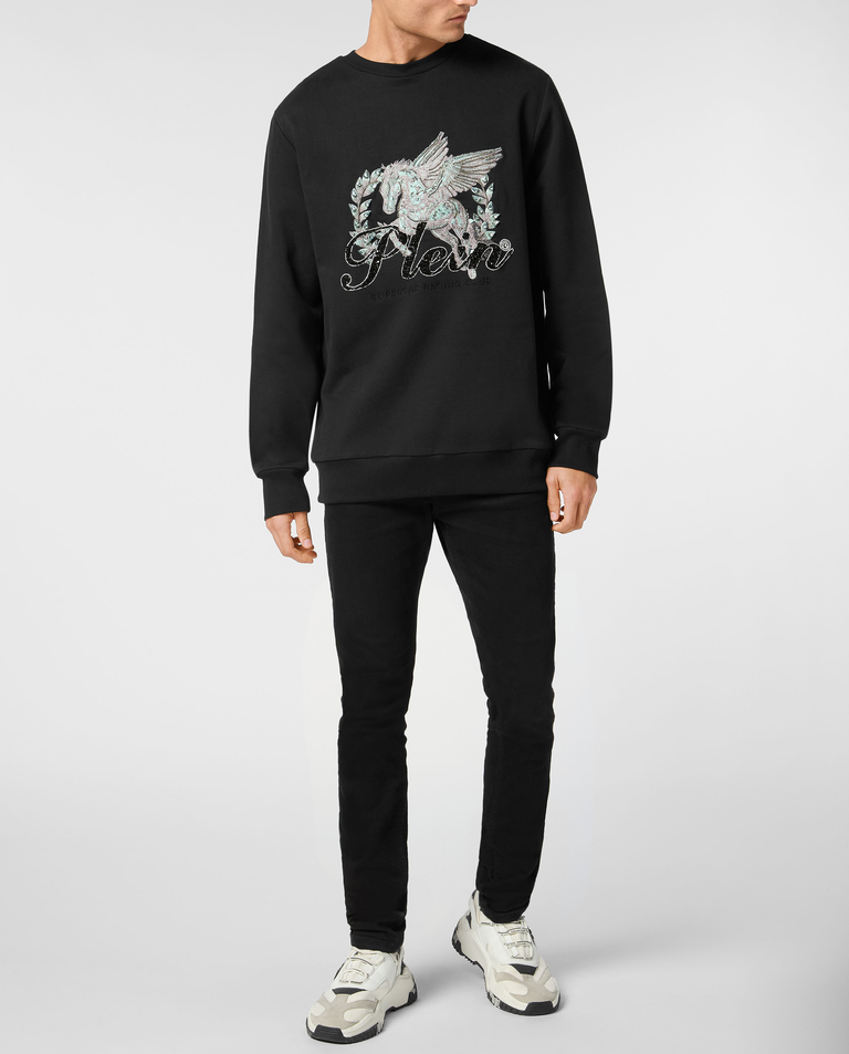 Czarna bluza ze zdobieniem Unicorn - Image #3