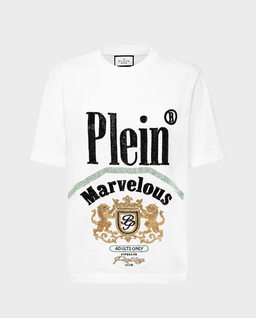 T-shirt z nadrukiem z kryształów - Image #0